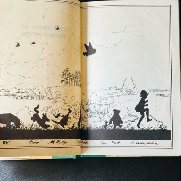The House At Pooh Corner AA Milne Ernest H Shepard Hardcover Book - Picture 3 of 9